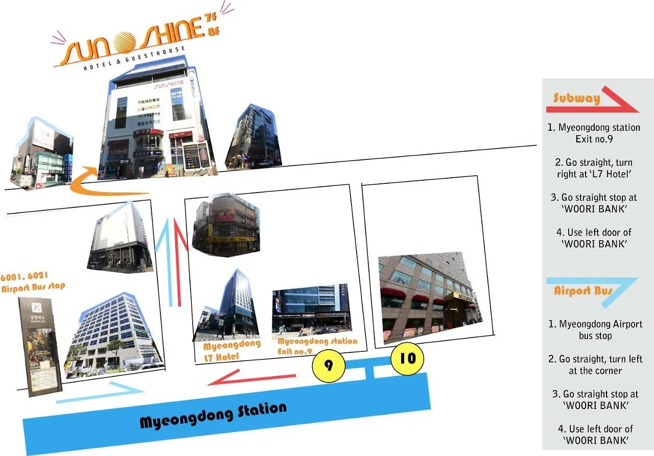 Myeongdong Sunshine Guesthouse Seoul Guest house